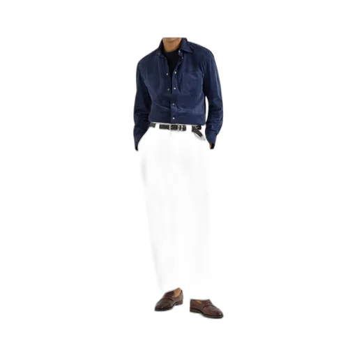 Chest-Pocket Button-Fastening Shirt