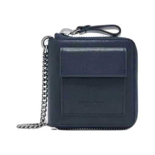 Giorgio Armani Zip-Up Chained Wallet