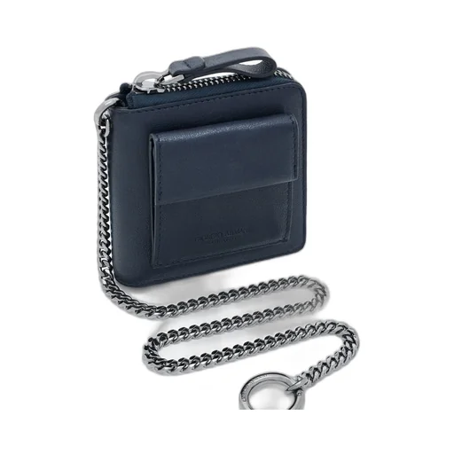 Giorgio Armani Zip-Up Chained Wallet