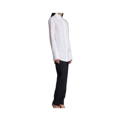 Balmain Button-Up Long-Sleeved Poplin Shirt