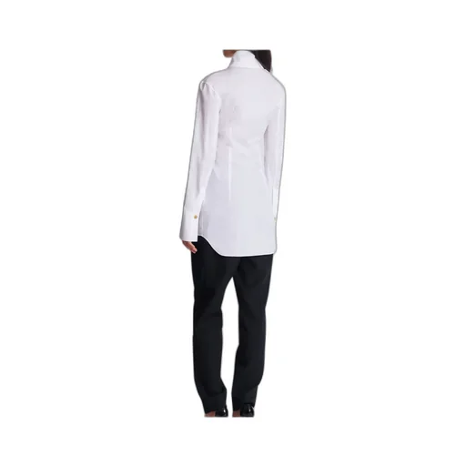 Balmain Button-Up Long-Sleeved Poplin Shirt