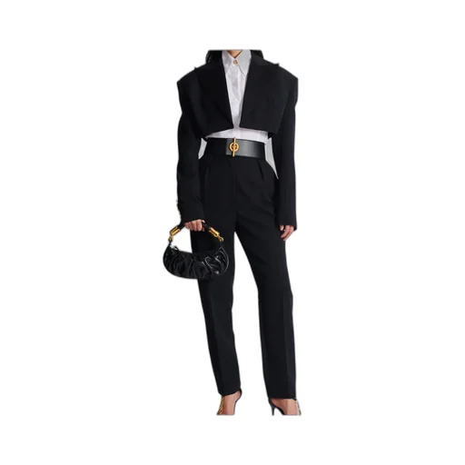 Balmain Button-Up Long-Sleeved Poplin Shirt
