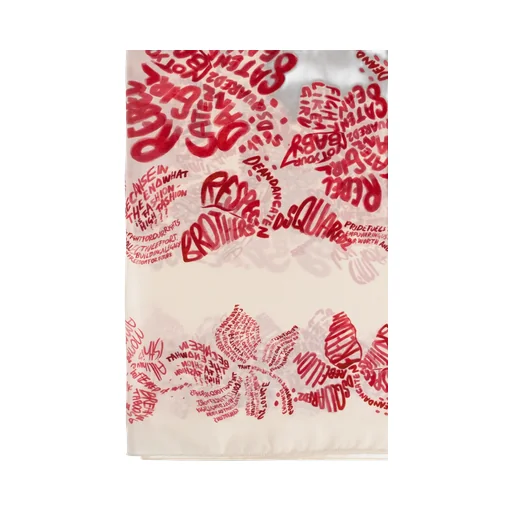 Floral-Print Silk Scarf