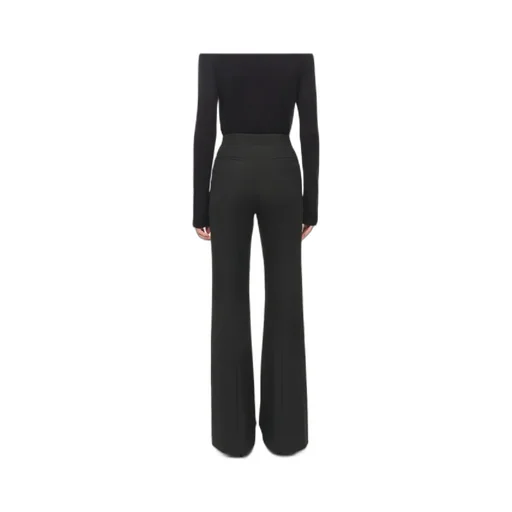 Robin Button-Embellishment Trousers