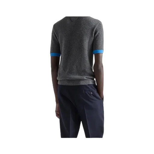 Prada Short-Sleeved Crewneck Jumper