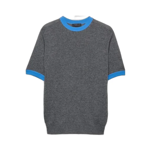 Prada Short-Sleeved Crewneck Jumper