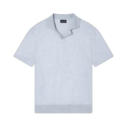 Giorgio Armani Logo Embroidered Polo Shirt