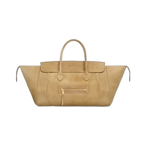 Medium New Luggage In Suede Calfskin