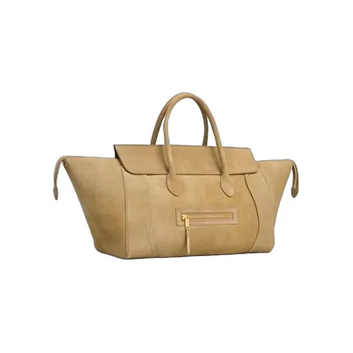 Medium New Luggage In Suede Calfskin