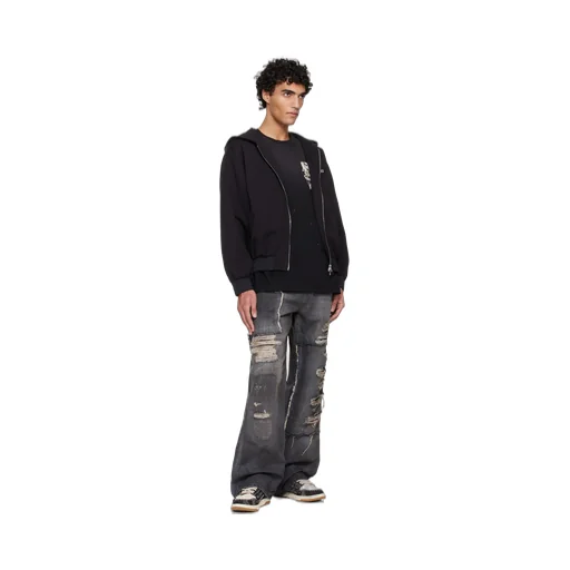 Amiri Ma Logo Zipped Hoodie