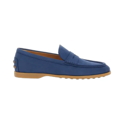 Tod's Logo Embossed Slip-On Loafers