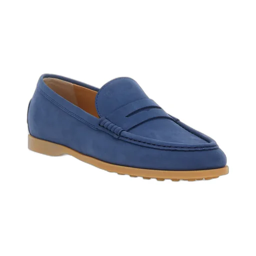 Tod's Logo Embossed Slip-On Loafers