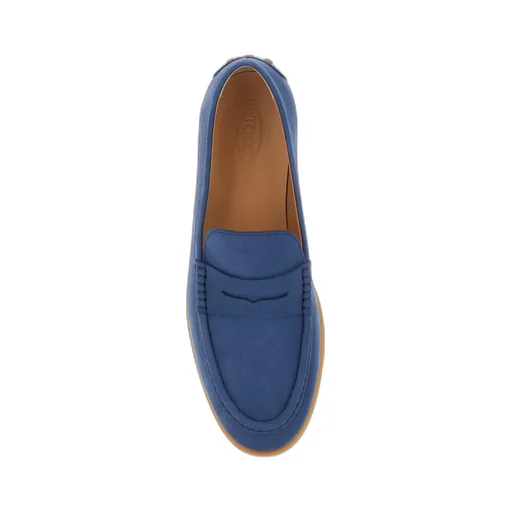 Tod's Logo Embossed Slip-On Loafers