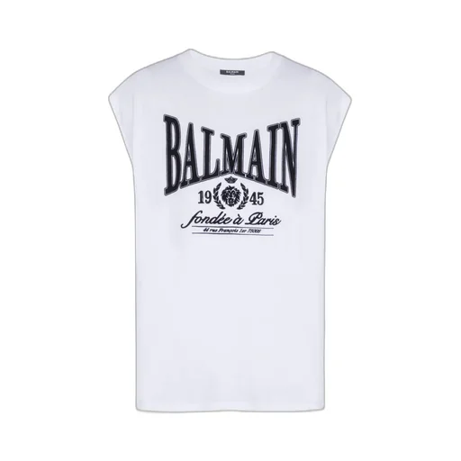 Balmain Relaxed Printed Tank Top