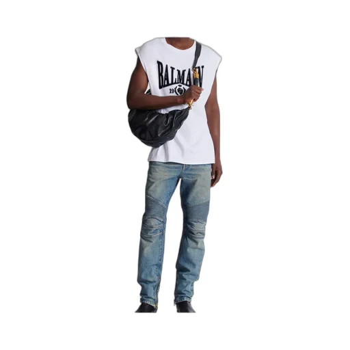 Balmain Relaxed Printed Tank Top