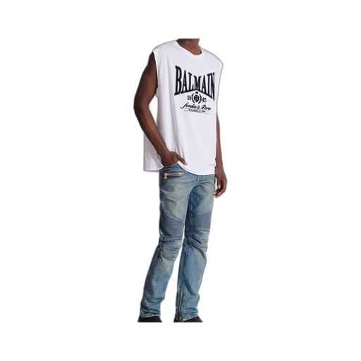 Balmain Relaxed Printed Tank Top