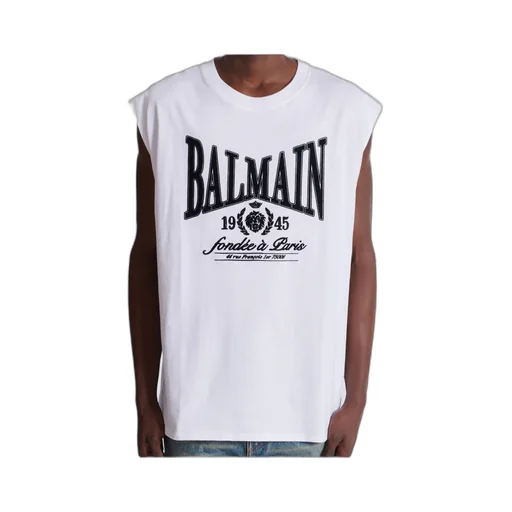 Balmain Relaxed Printed Tank Top