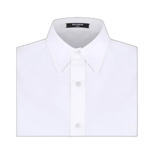 Balmain Regular Fit Short-Sleeved Poplin Shirt