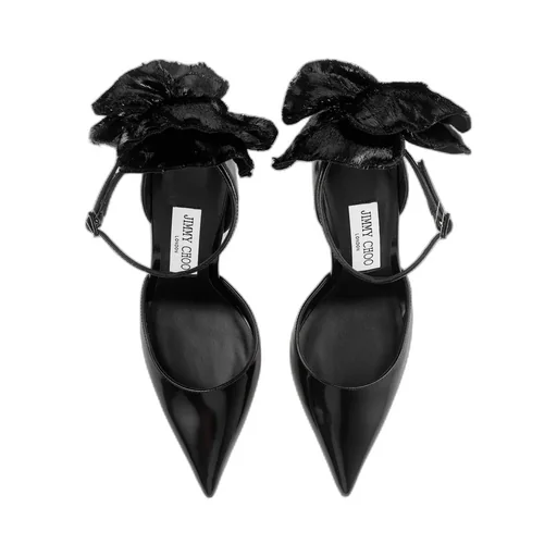 100Mm Marja Bow Ankle-Strap Pumps