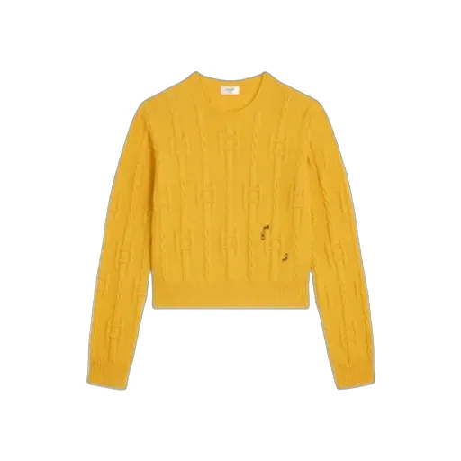 Crewneck Sweater In Chains Cashmere
