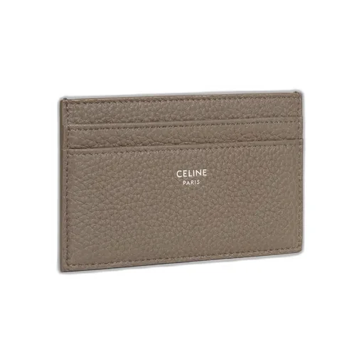 Card Holder In Grained Calfskin
