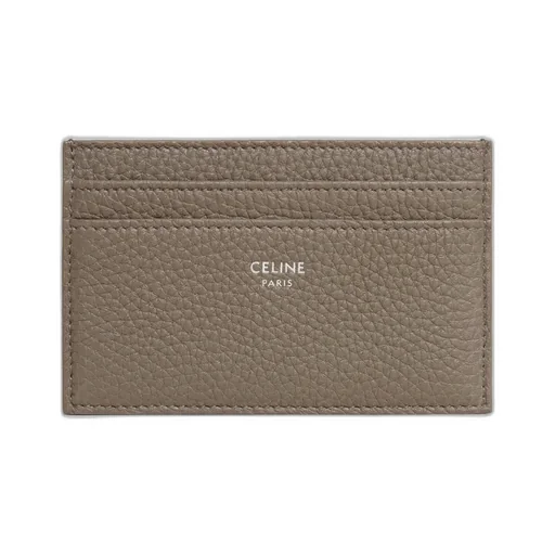 Card Holder In Grained Calfskin
