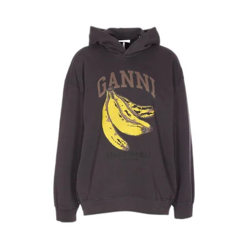 Ganni Banana Printed Hoodie