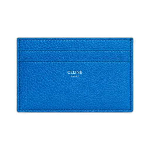 Card Holder In Grained Calfskin