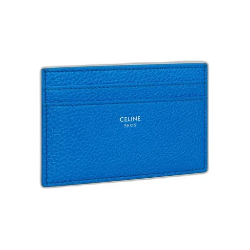 Card Holder In Grained Calfskin