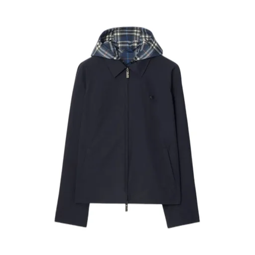Burberry Reversible Check Hooded Jacket