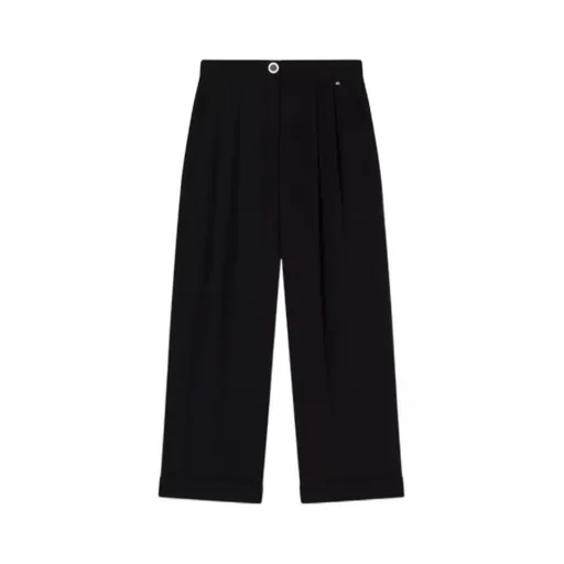 Button-Front Casual Pants