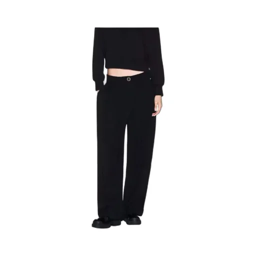 Button-Front Casual Pants