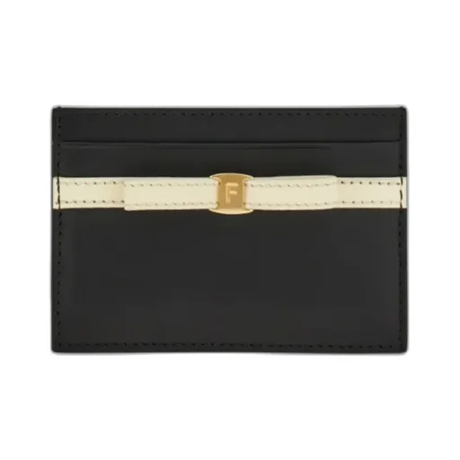 Ferragamo Logo Printed Card Holder