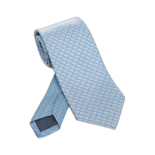 Ferragamo Logo Detailed Printed Tie