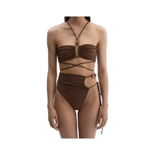 Magda Butrym High-Waist Swim Bottoms