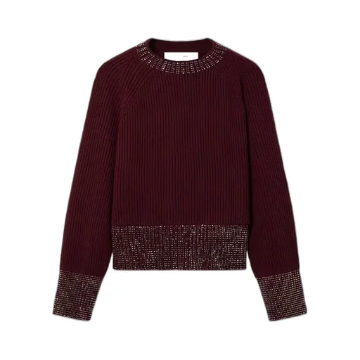 Golden Goose Deluxe Brand Embellished-Neck Jumper