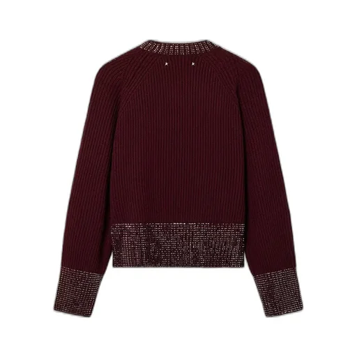Golden Goose Deluxe Brand Embellished-Neck Jumper