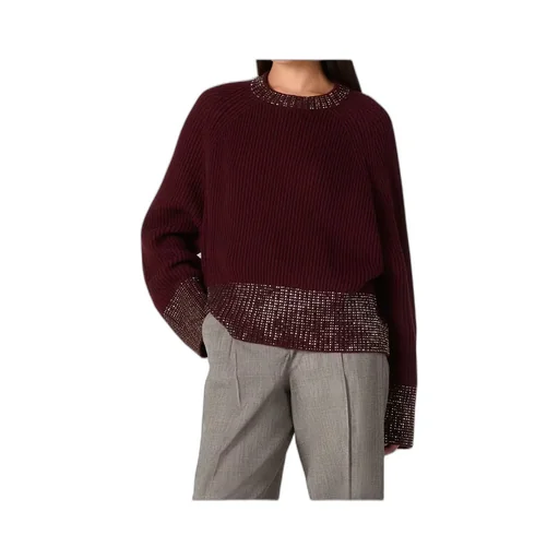 Golden Goose Deluxe Brand Embellished-Neck Jumper