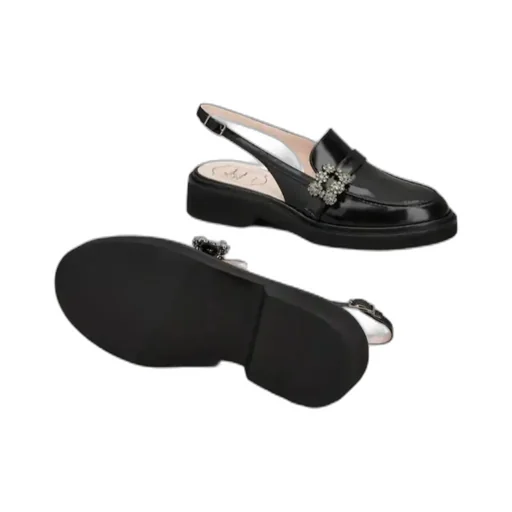 Roger Vivier Viv Rangers Slingback Flats
