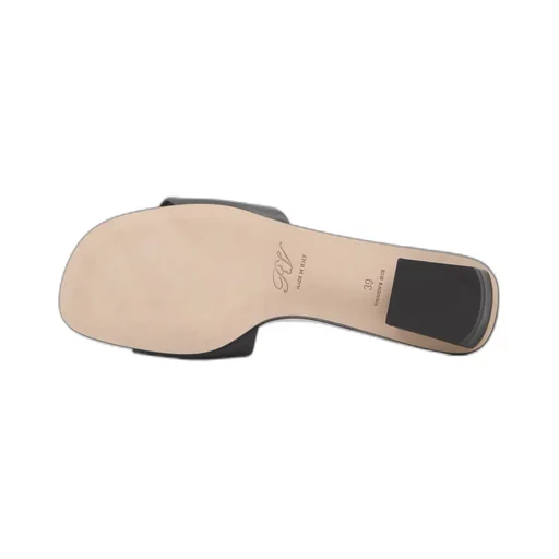 Roger Vivier Logo-Engraved Open-Toe Mules