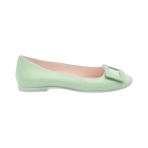 Roger Vivier Logo Embossed Flat Shoes