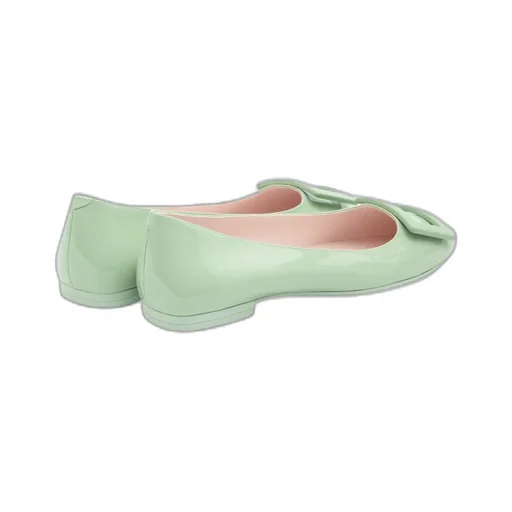 Roger Vivier Logo Embossed Flat Shoes