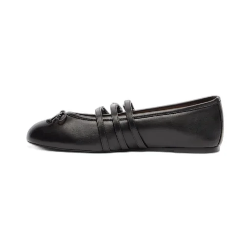 Round-Toe Mary Jane Ballet Flats