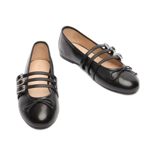 Round-Toe Mary Jane Ballet Flats