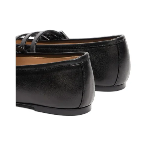 Round-Toe Mary Jane Ballet Flats