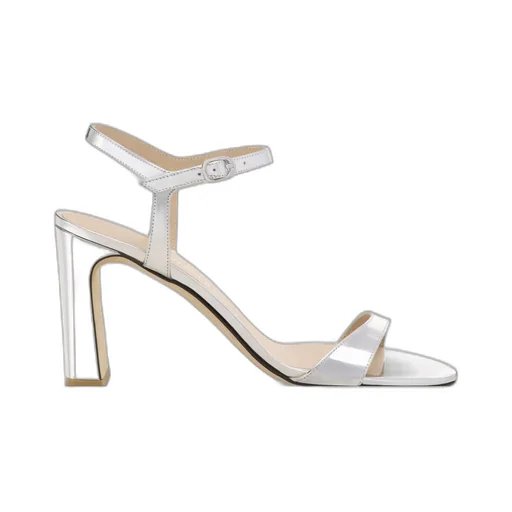 Round-Toe High-Heeled Sandals