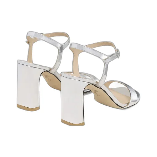 Round-Toe High-Heeled Sandals