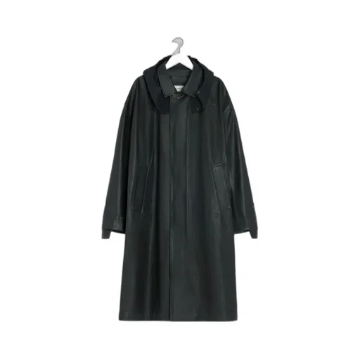 Lemaire Long Sleeved Hooded Coat