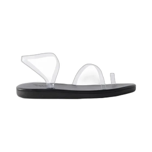 Round-Toe Flat Sandals