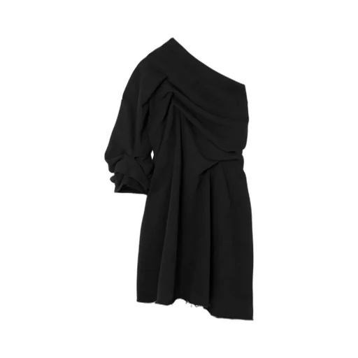 One-Sleeve Knit Dress